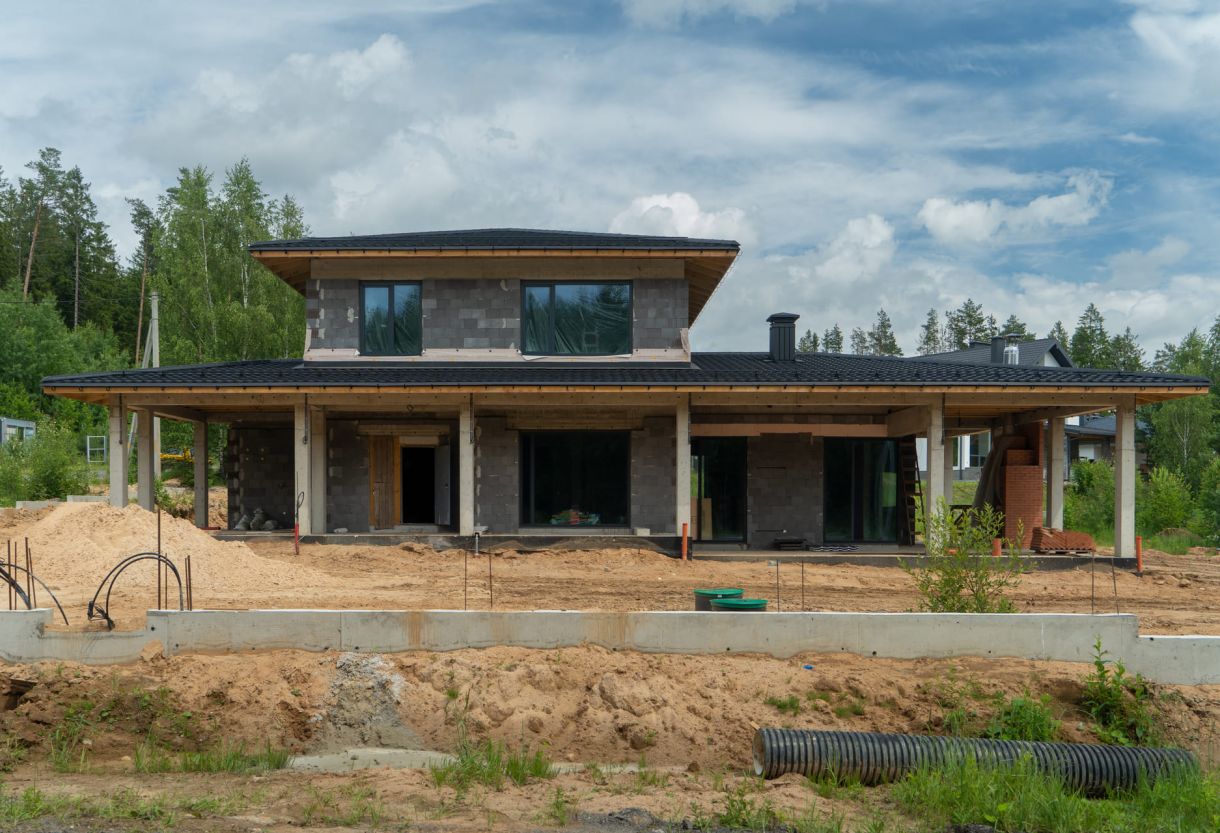 Построенный дом «КРЫЛОВО» 