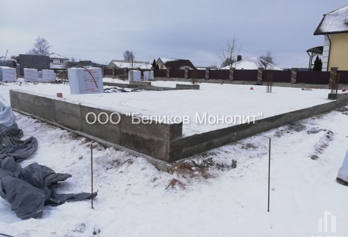 Фундамент №1 д. Малиновка