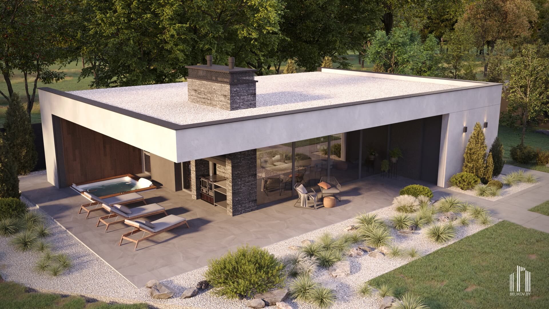 Проект дома по индивидуальному проекту